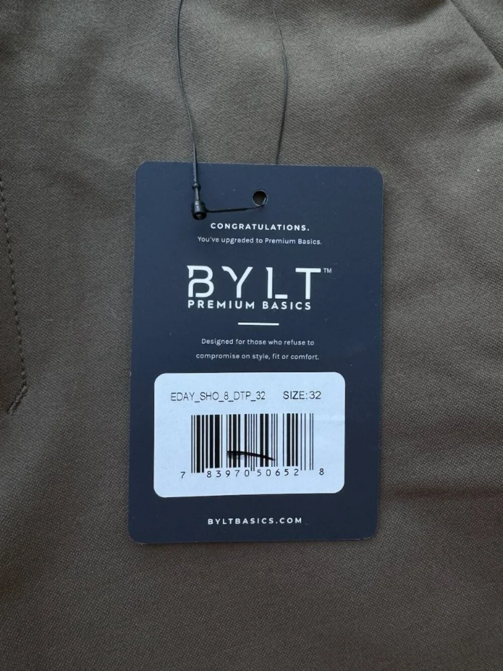 BYLT Basics Everyday Short Fawn